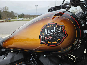 Genuine Harley 4.5" Touring Fuel Gas Tank Set of 2 Emblems Badges Aluminum OEM