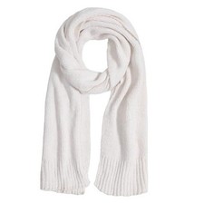 Pleneal Scarf for Women,Soft Chenille Winter Scarves, Womens Warm Thick White