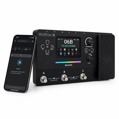 MOOER GE100Pro Li Guitar Multi-Effects Pedal with 3.5 inch GE100 Pro