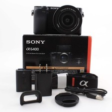  OPEN BOX EXCELLENT  Sony a6400 Mirrorless Camera with PZ 16-50mm f/3.5-5.6 II
