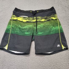 Zeroxposur Swim Trunks Men's Size XXL Comfort Waistband in Green Shore
