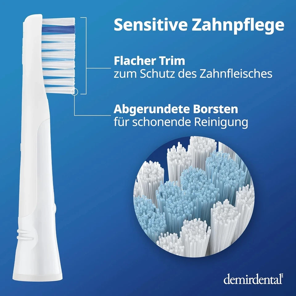 Lot of 10 Demirdental Sensitive Brush Heads for Oral-B Pulsonic  - Image 4 of 4