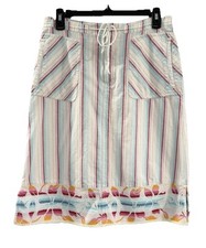 Oilily Jeans Wear Cotton Skirt Multi Color Sz 38