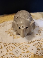 Ceramic Elephant Night Light Lamp Nursery Battery Operated