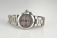 Vintage 1990s Unisex Pasha De Cartier Automatic Stainless Steel watch Ref.2324 5