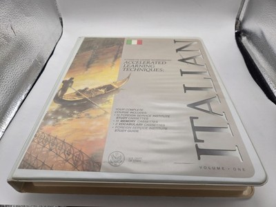 Accelerated Learning Techniques: Italian US Department of State Cassettes Vol 1