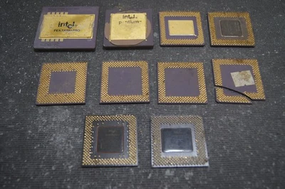 Intel Pentium Pro Cpu In Scrap & Recovered Gold for sale | eBay