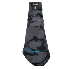 Stance NBA Logoman Dye Crew Socks Dark Grey L Men s 9-13 New