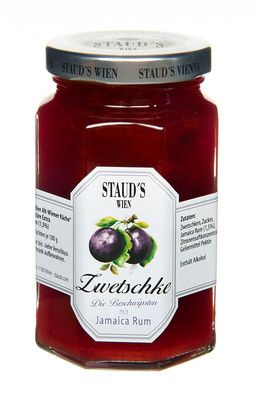 (22,36  /kg) Staud's Wien - Zwetschken Konfitüre mit Jamaica Rum 250g