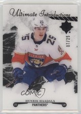 2017 Ultimate Collection Introductions Onyx Black 7/25 Henrik Haapala #UI-1 3x1