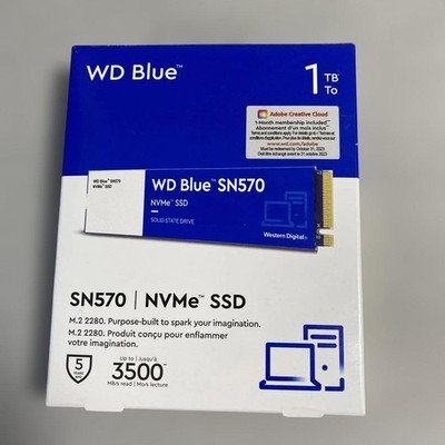 Western Digital WD Blue SN570 1TB Internal SSD NVMe M.2 2280 Mint/Tested