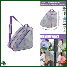 High Capacity Skate Bag for Ice and Inline Skates - Waterproof Nylon