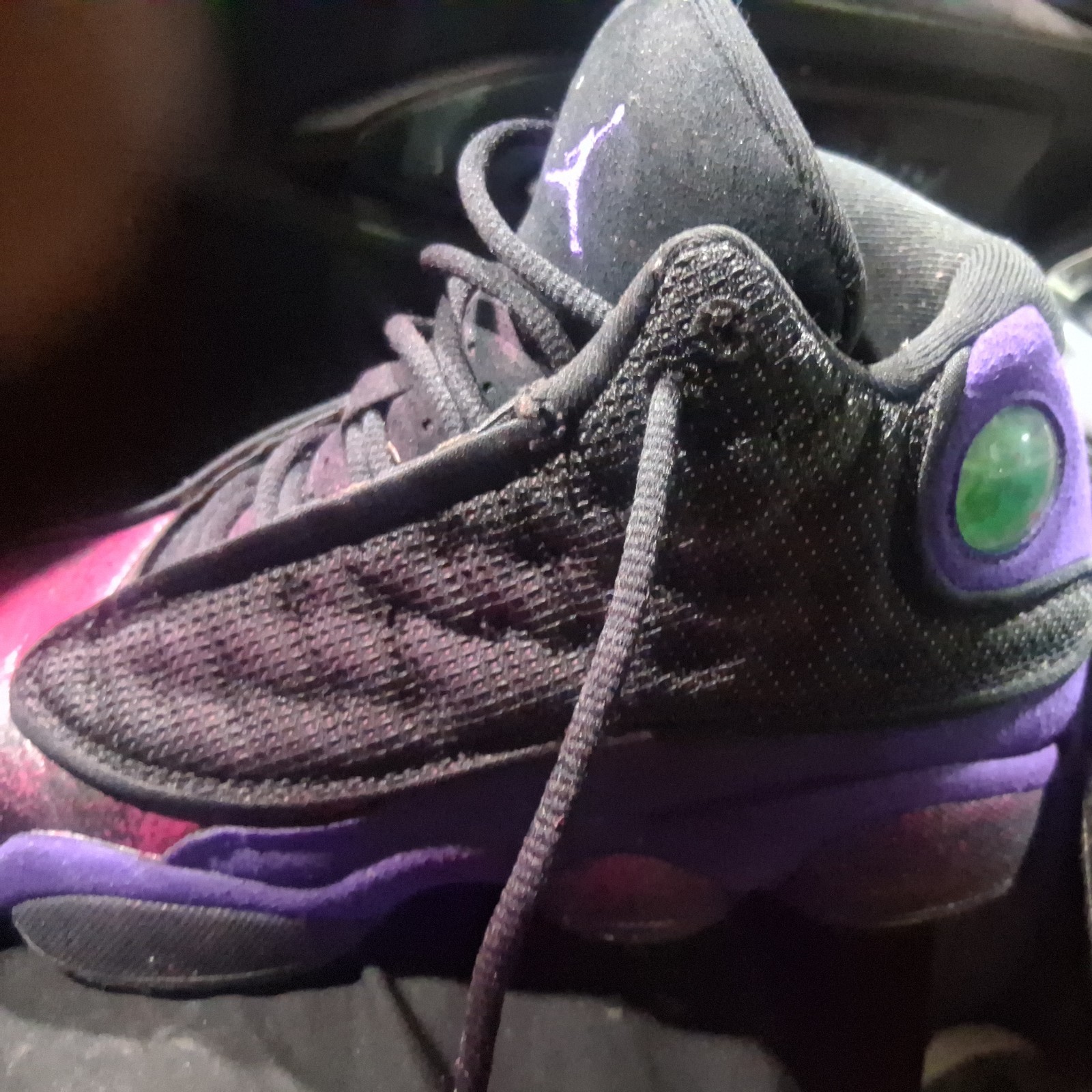 Nike Air Jordan 13 Retro GS Court Purple Black Size 5Y Shoes 884129-015