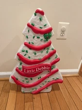 Little Debbie Christmas Tree Cake Blow Mold 22" LED Light-Up – NEW & In Hand!