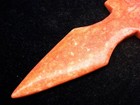 Old Nephrite Jade Stone Carved Sculpture Ancient Arrow Sword Engraved #01032506 — photo 2