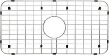 Serene Valley Sink Bottom Grid 25-1/8" x 12-7/8", Centered Drain with Corner