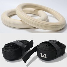 Gymnastikringe Gym Gymnastic Ringe Holz Train...