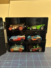 Hot Wheels Lot of 6 Plus Storage case, Cars And Case Are Very Clean