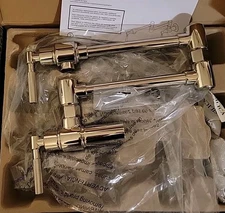 Brizo 62843LF-PN Litze Wall Mounted Pot Filler Polished Nickel Knurled Handles