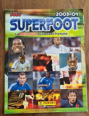 ALBUM COMPLET PANINI SUPERFOO 2003 2004 le meilleur du Football - Photo 1/4