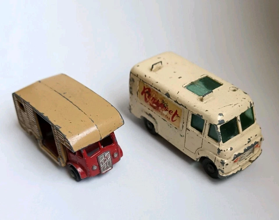 Lotto Lesney (Matchbox) Vintage Anni '50/60 Per Restauro/Ricambi - Immagine 2 di 4