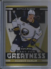 2018-19 Upper Deck Synergy Cast for Greatness Gold Bounty 9/10 Rasmus Dahlin 0c3