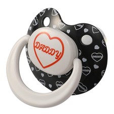 Adult Sized Pacifier Large Shield: Butterfly Shaped Cute Printed Binky - Soft...