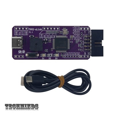 T902 Ns-Link V1.1 Offline Programmer N32 Downloader For UART DFU SWD CMSIS-DAP