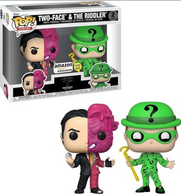 Funko POP Batman Two Face & The Riddler Figur Doppelpack NEU