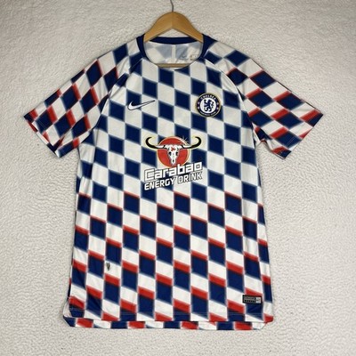 Nike Chelsea Football Club Carabao Energy Drink Soccer Jersey Large