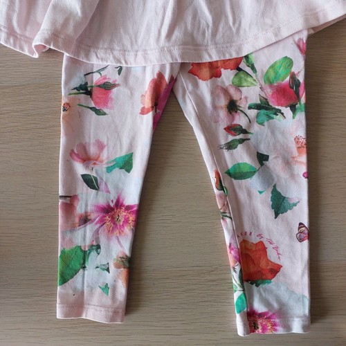 Baker by Ted Baker Baby Girl Set Size 12-18 Months Pink Floral Legging & Jumper - Bild 5 von 12
