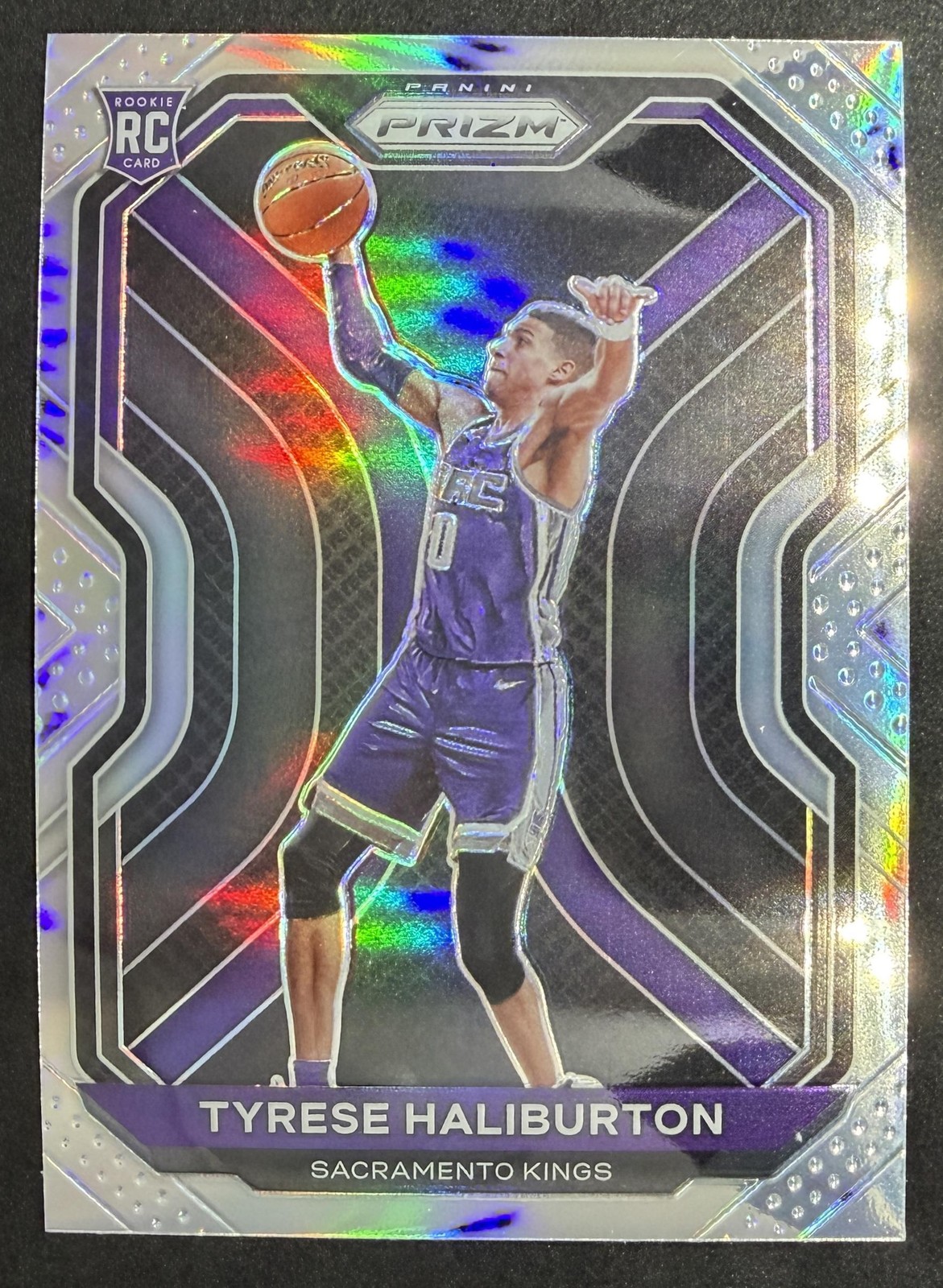 2020-21 Panini Prizm #262 Tyrese Haliburton Silver Prizms (RC)