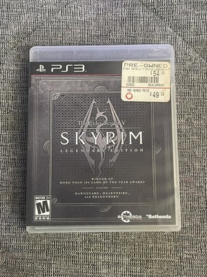 The Elder Scrolls V:5 Skyrim-Legendary Edition (Sony PlayStation 3 PS3 No Manual