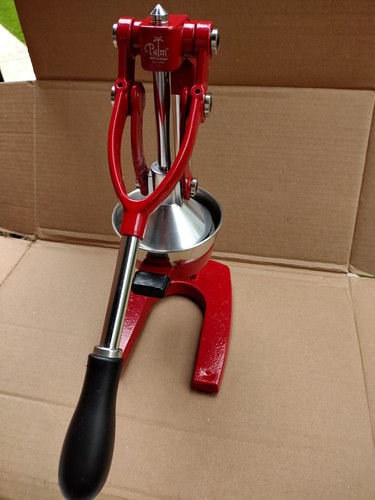 PALM RESTAURANT COMMERCIAL FRUIT PRESS JUICER RED EXCELLENT CONDITION L@@K !!!!!