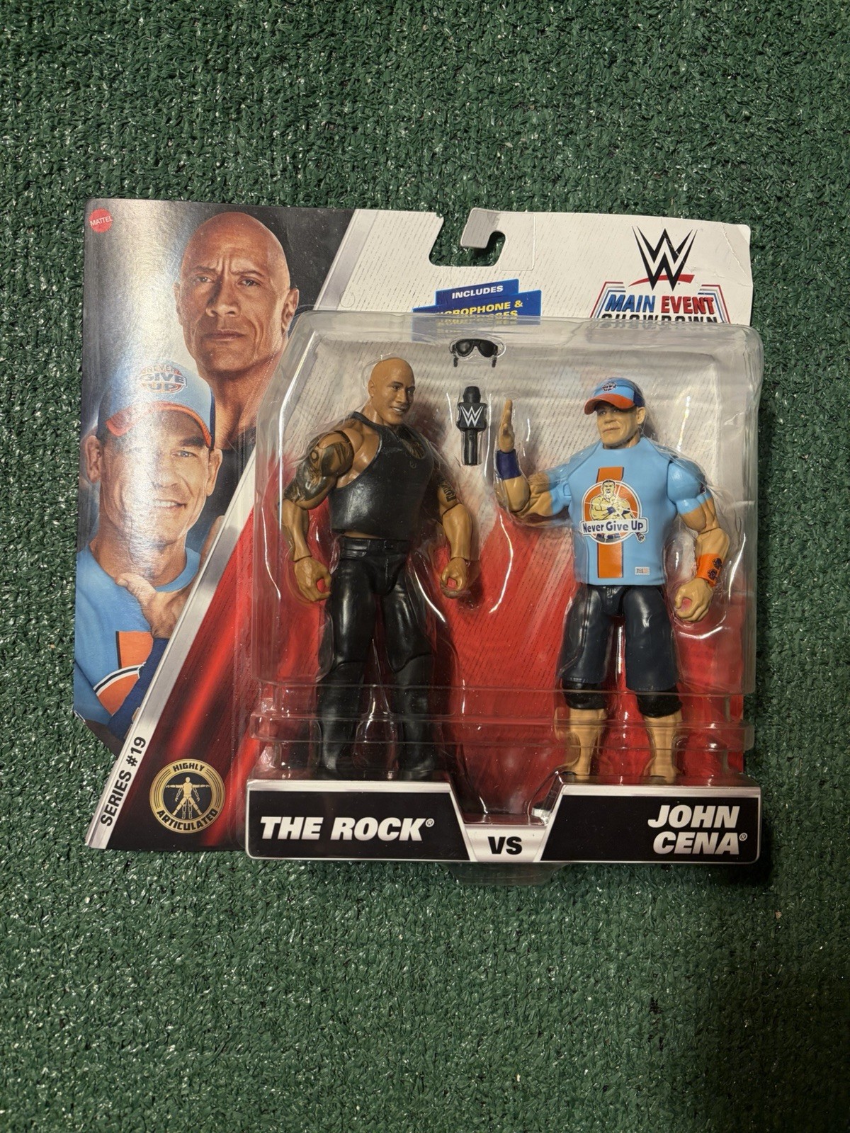 WWE Main Event Showdown Series 19 The Rock & John Cena Action Figure 2-Pack