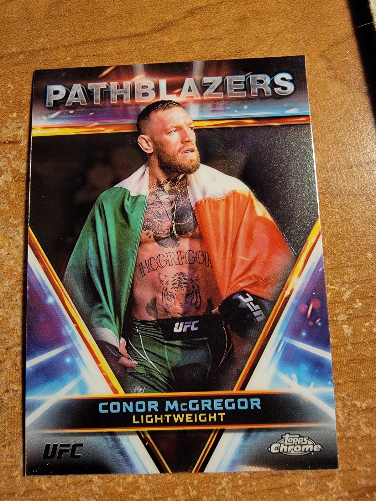 Conor McGregor 2024 Topps Chrome UFC Pathblazers Insert #PTH-4