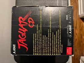 Atari Jaguar CD Console Rare Authentic in OG Box with 5 Games Tested & Works!