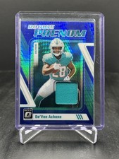 2023 Panini Donruss Optic De'Von Achane RC Phenoms Patch Blue Hyper #RP-DA