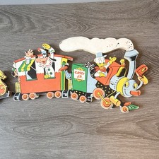 Disney Casey Jr. Nursery Wall Hanging Train Mickey Mouse Dumbo Pinocchio