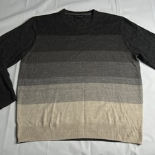 Tricots St Raphael Sweater Mens Extra Large XL Geometric Crew Neck Pullover