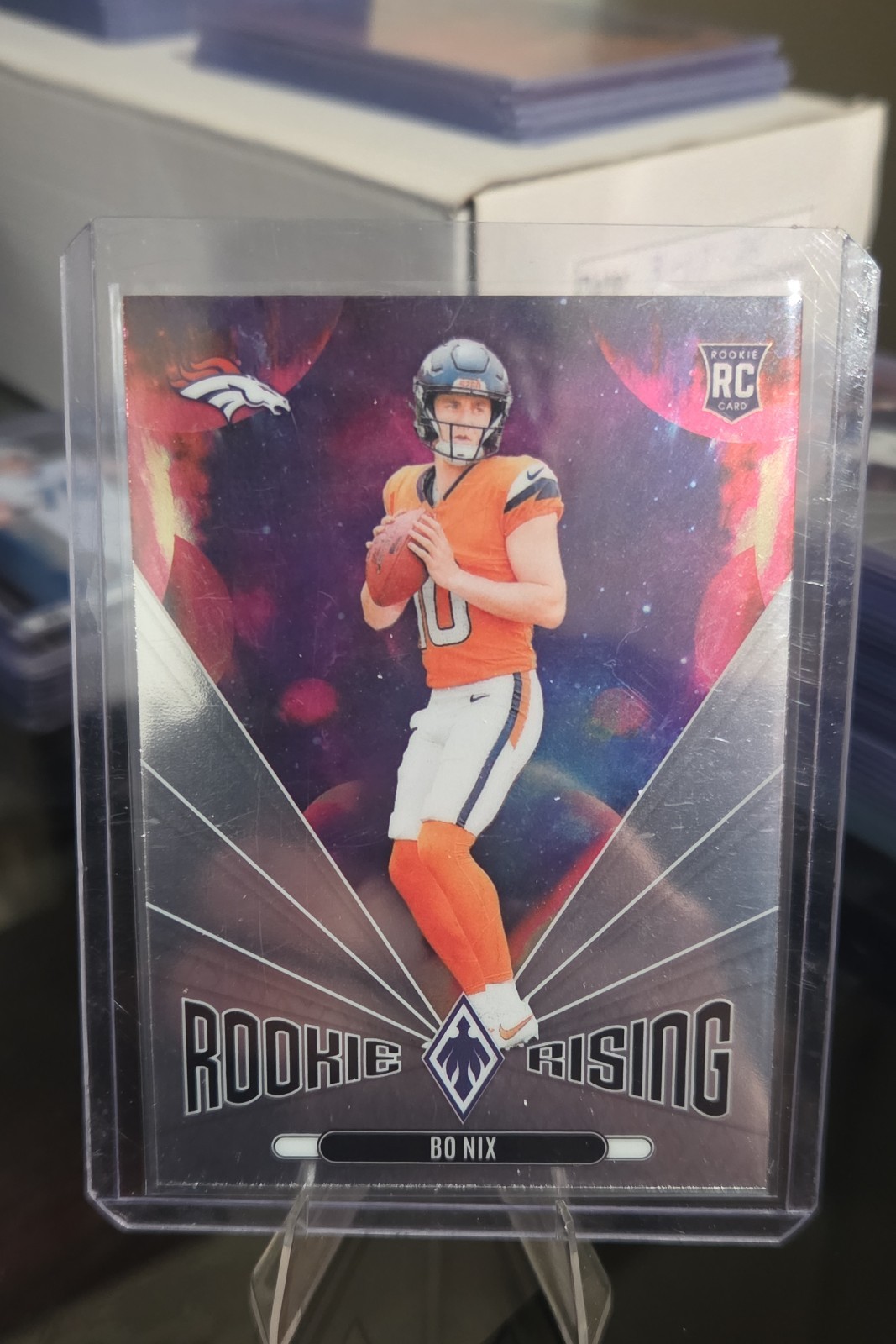2024 Panini Phoenix - Rookie Rising Bo Nix #RR-BNX (RC)