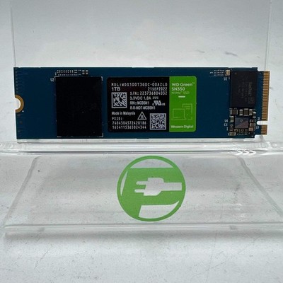 Western Digital 2280mm WD Green 1TB M.2 NVMe Gen 3.0 x 4 SSD SN350