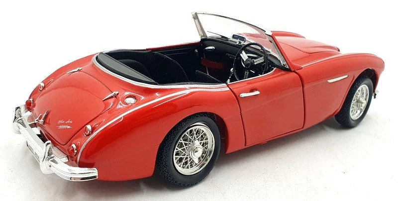 Ertl escala 1/18 diecast DC17125Y - 1961 Austin Healey 3000 - rojo Foto 2 de 4