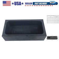Gold Silver Graphite Ingot Mold Crucible Mould for Melting Casting Refining 1kg