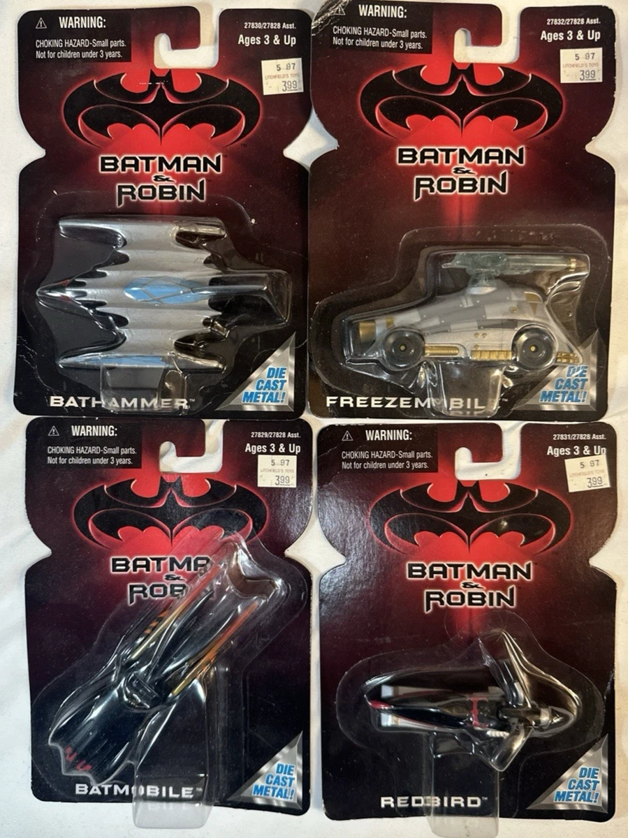 Coffret 5 Voitures Kenner Die-Cast Batman & Robin – DC Comics – Neuf Sous Blister
