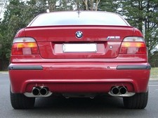 Eisenmann Edelstahl Duplex Sportauspuff RACE-Version BMW E39 M5 Limo je 2x76mm