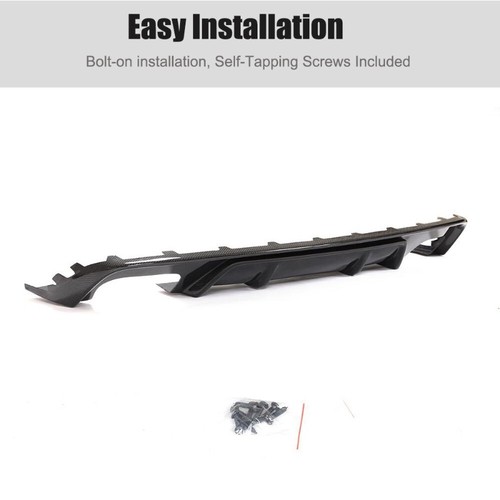 Carbon Fiber Rear Bumper Diffuser Lip Body Kit For Audi A5 S-LINE S5 B8.5 12-16 - Bild 9 von 12