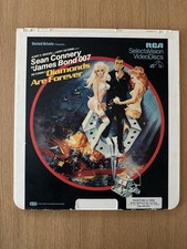 RCA SelectaVision CED Diamonds Are Forever James Bond Sean Connery Color PG 1982