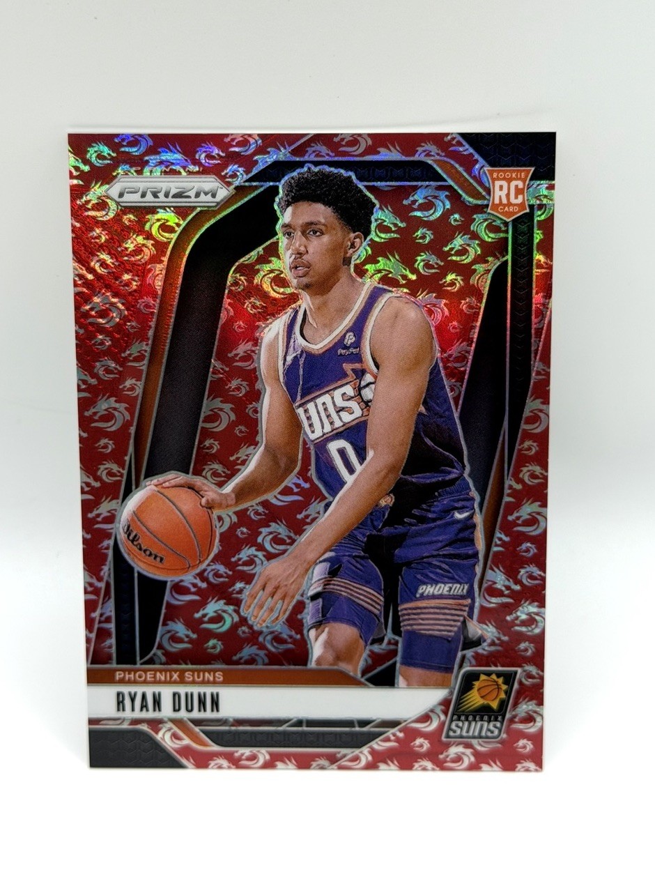 Ryan Dunn (RC) 2024-25 Prizm #258 Dragon Year Prizm #77/88 Suns
