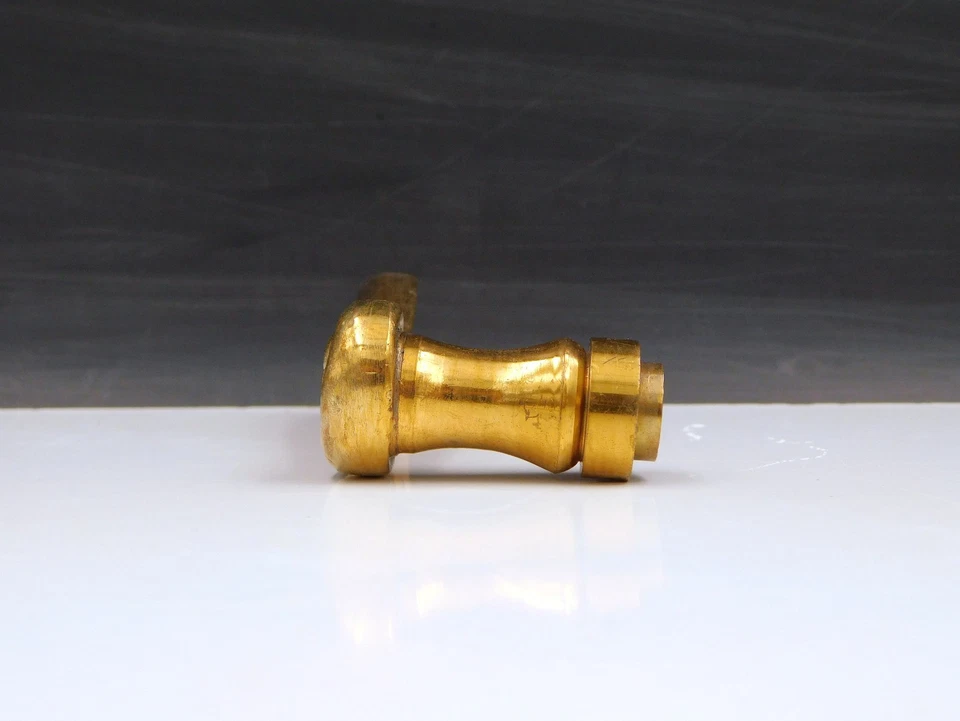 ▨ 7X7mm ancienne Poignée, Bequille de porte en Bronze, Style Louis XV - Photo 2/4